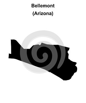 Bellemont outline map