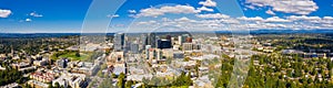Bellevue Washington aerial drone panorama photo