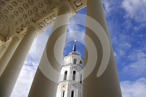 Bellfre tower of cathedral of Vilnius