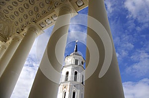Bellfre tower of cathedral of Vilnius