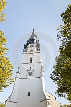 Bellfry of Catholic Parish Church in Spisska Nova Ves, Slovakia