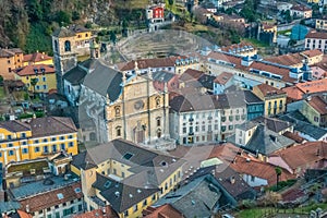 Bellinzona, the capital city of southern Switzerlandâ€™s Ticino canton. A Unesco World heritage site, Known for its 3 medieval