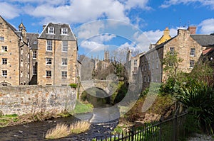 Bells Brae bridge at Dean Village, Edinburgh Scotland