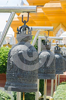 Bells in Buddhism temple