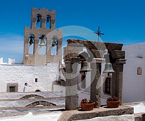 Bells of the Monastery of St. John in Greece