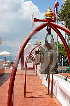 Bells at the royal pagoda in Songkhla