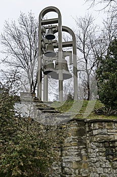 Bells for the sound and light audiovisual show on Tsarevets Hill in Veliko Tarnovo, the old capital of Bulgaria