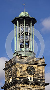 Belltower of Aegidienkirche in Hannover, Germany.