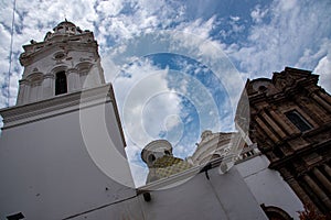 Belltower of the Cathedral Quito