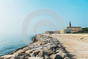 Belltower Duomo Santo Stefano in Caorle Italy