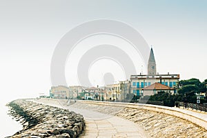 Belltower Duomo Santo Stefano in Caorle Italy