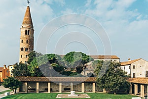 Belltower Duomo Santo Stefano in Caorle Italy