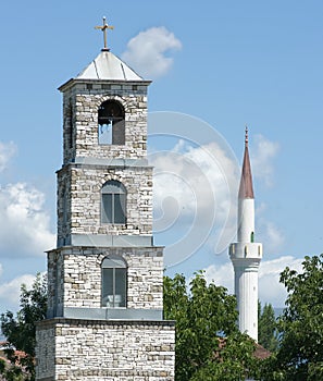 Belltower And Minaret