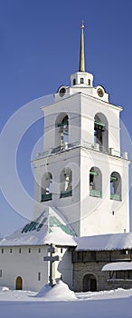 Belltower in a Pskow Kremlin