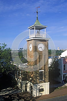 Belltower of the Rice Museum in Georgetown Historic waterfront, SC