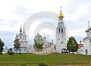 Belltower and temples