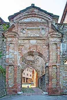 Belluno, Italy, Porta Ruga town gate photo