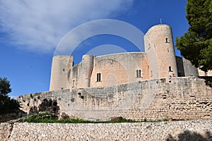 Bellver Castle in Palma de Mallorca, Spain