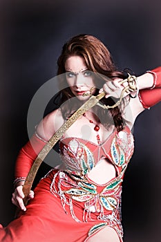 Belly Dancer with sword