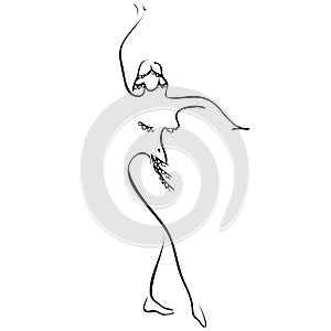 Belly Dancer vector dancing girls