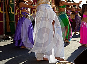 Belly dancers detail