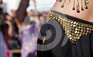 Belly dancers detail