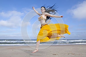 Belly Dancing on the Beach