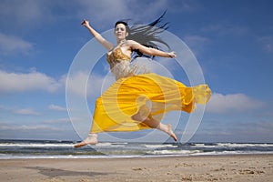 Belly Dancing on the Beach