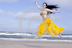 Belly Dancing on the Beach