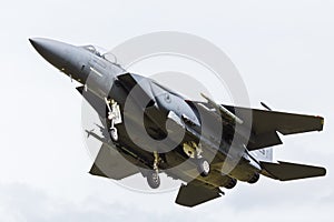 Belly of an F-15E Strike Eagle