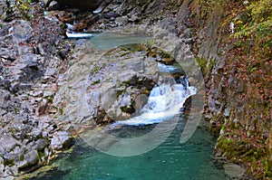 The BellÃ³s river in AÃ±isclo canyon, Ordesa national park, Pyrenees