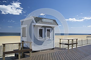 Belmar NJ Beach Badge stand