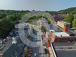 Belmont commercial center, Belmont, MA, USA