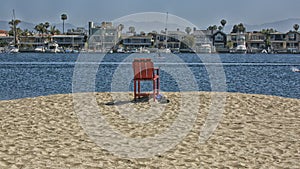 Belmont Shores Long Beach California beach chair