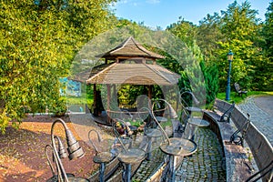 Belmontas park old architecture