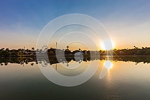 Belo Horizonte, Minas Gerais, Brazil. View of Pampulha Lake in s