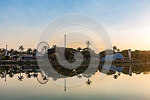 Belo Horizonte, Minas Gerais, Brazil. View of Pampulha Lake in s