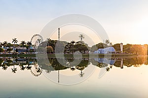 Belo Horizonte, Minas Gerais, Brazil. View of Pampulha Lake in s photo