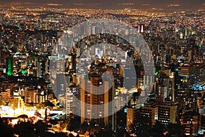 Belo Horizonte by night.