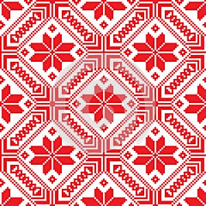 Belorussian ethnic ornament, seamless pattern. Vector illustration