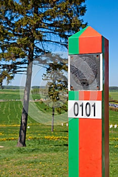 Belorussian frontier marker