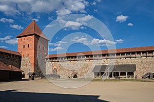 Belorussian tourist attraction - Lida castle, Grodno region, Belarus