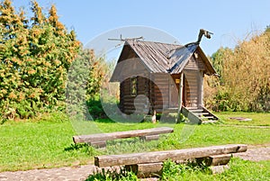 Belorussian wooden hut