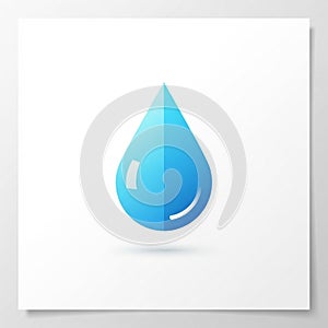 Below the drop is a shadow to enhance the three dimensional effect