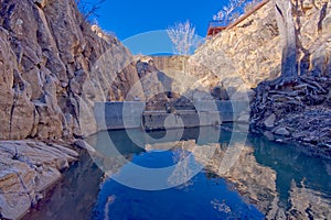 Below Fain Lake Dam in Prescott Valley AZ photo