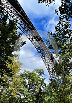 Below the New River Gorge Bridge, WV