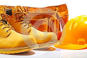 Belt boots hardhat