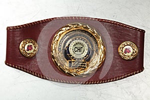 A belt of the champion on Boxing