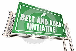Belt and Road Initiative Sign New Trade Route photo