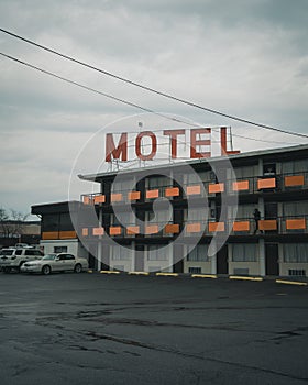Beltway Motel and Restaurant vintage sign, Halethorpe, Maryland